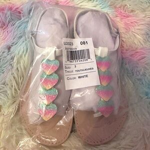 Big Girls White sandals from Children’s Place size 3